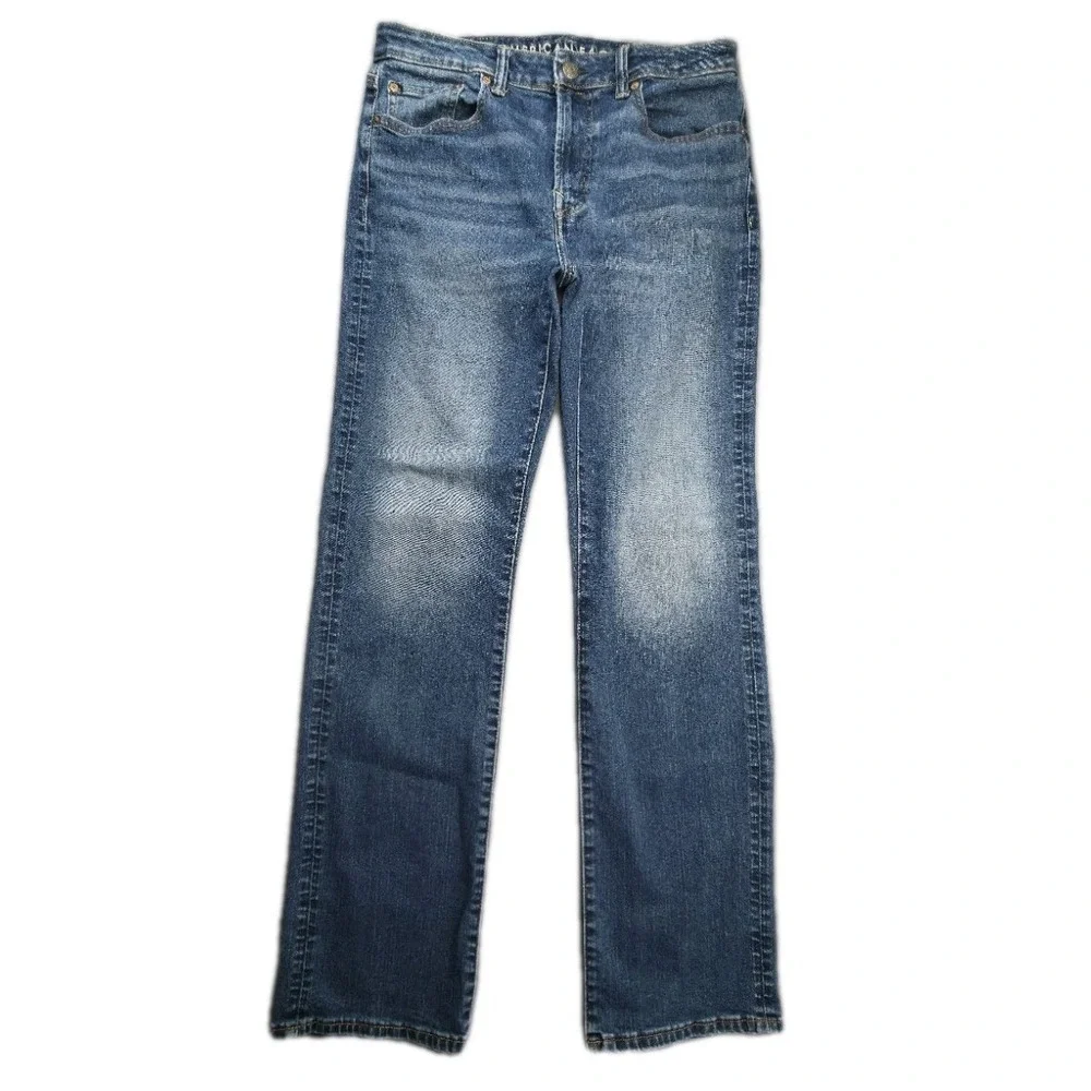 American Eagle AirFlex Original Bootcut Jeans Mens 32x34 Blue Denim